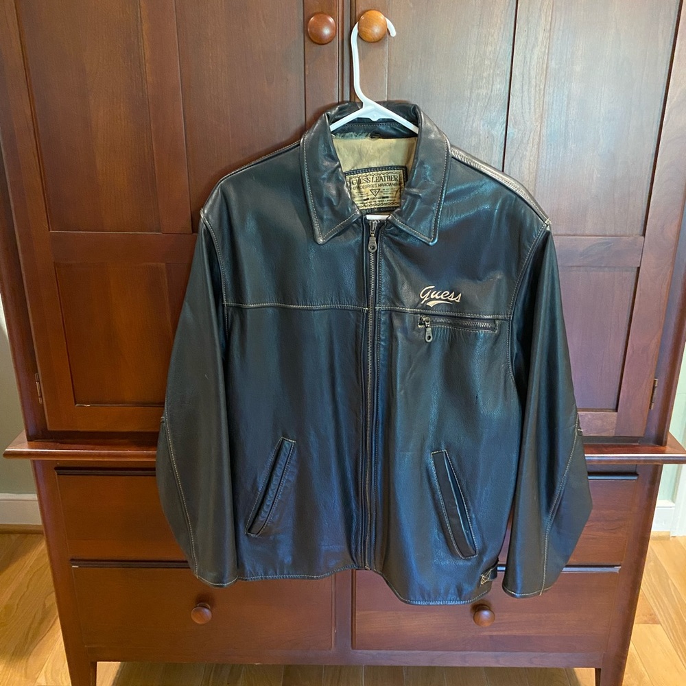 Guess by Marciano men’s leather jacket